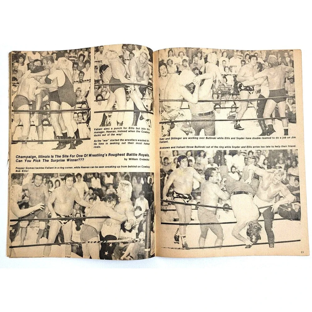 WRESTLER GUIDE MAGAZINE - OCT 1974 / IVAN PUTSKI / BIG BAD JOHN / BEARCAT WRIGHT
